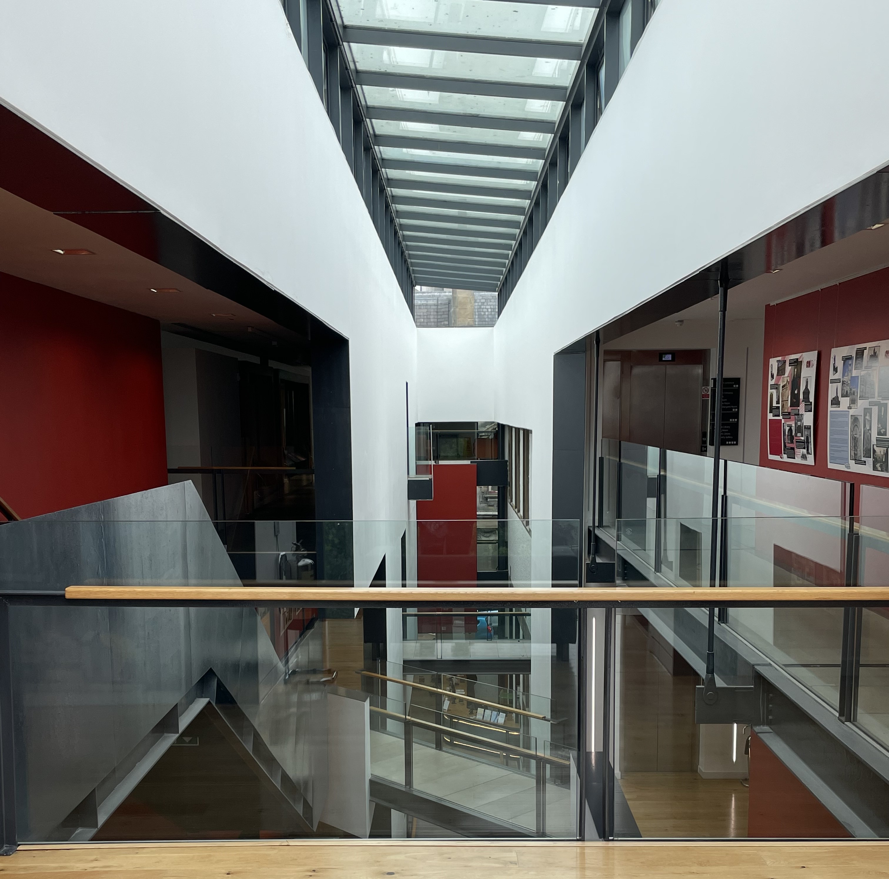 an interior view from Dunfermline Carnegie Library & Galleries