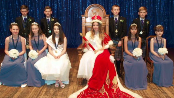 Leven Rose King & Queen - Letham Glen Centenary